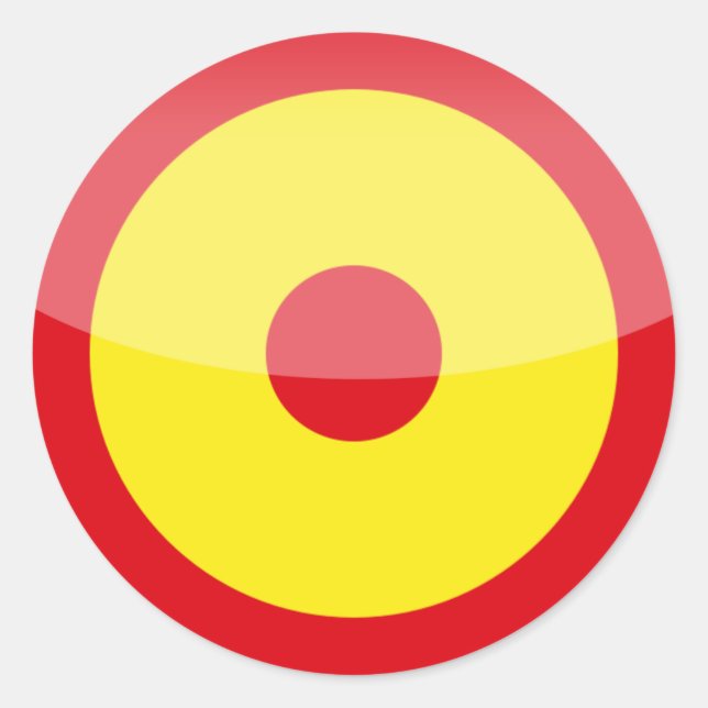 Adesivo Redondo Espanha (Frente)