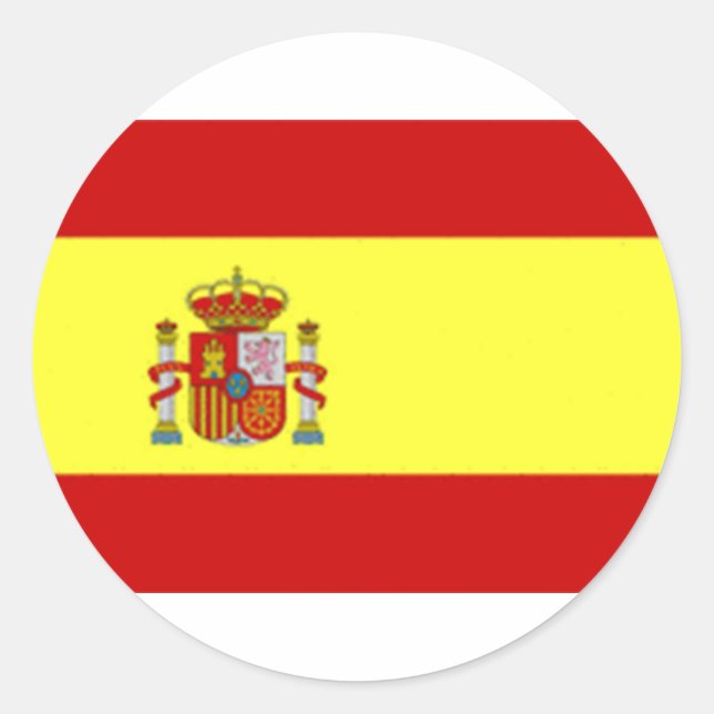 Adesivo Redondo Espanha (Frente)