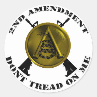 ADESIVO REDONDO ESPARTAN SHIELD E GADSEN COBRA