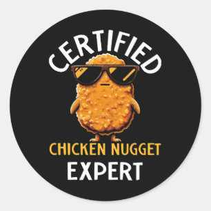 Adesivo Redondo Especialista em Nugget de frango certificado