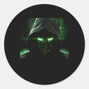Adesivo Redondo Especialista Em Segurança De Rede E Avaliador De P