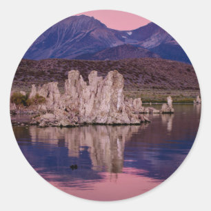 Adesivo Redondo Espectacular Mono Lake na Sombra