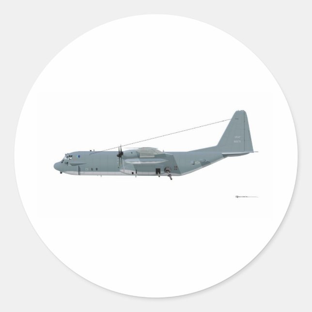 Adesivo Redondo Espectro AC-130 bloqueado (Frente)