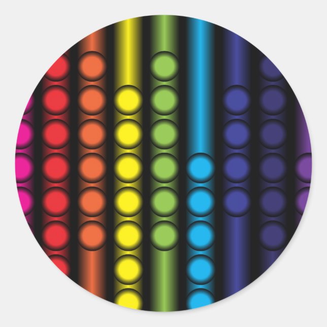 Adesivo Redondo Espectro Dotado (Frente)