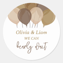 Adesivo Redondo Espera antecipada - Vinhetas do Chá da baía