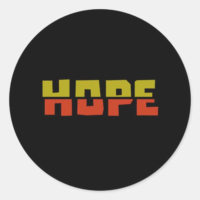 Adesivo Redondo Esperança (Frente)