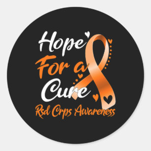 Adesivo Redondo Esperança Para Uma Consciência Cura Do Rsd Crps
