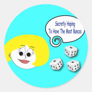 Adesivo Redondo Esperando Secretamente Ter Os Mais Buncos