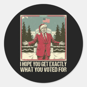 Adesivo Redondo Espero Que Tenha Exatamente O Que Votou.