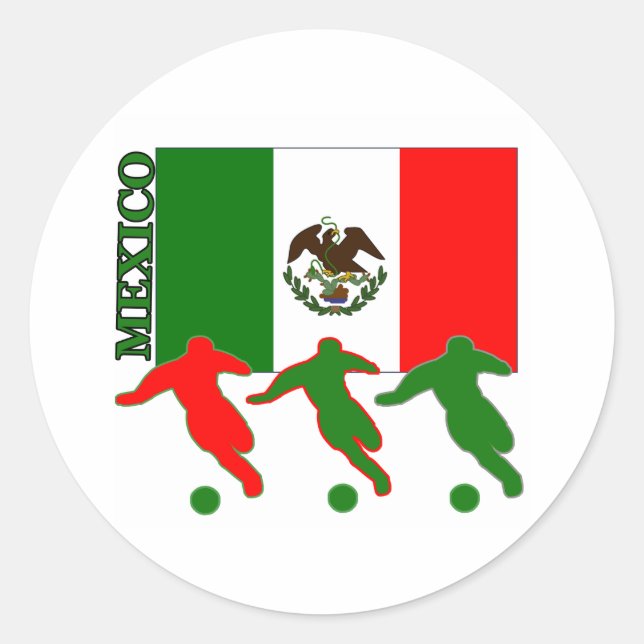 Adesivo Redondo Espetáculos redondos do México (Frente)