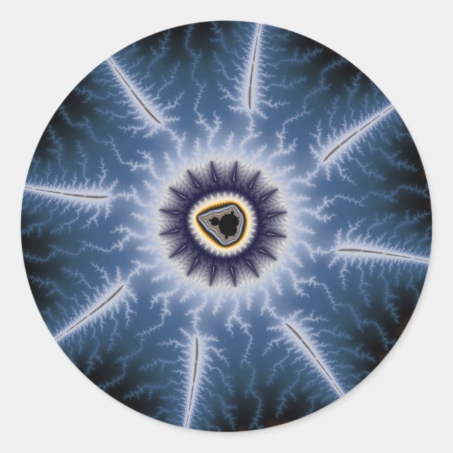 Adesivo Redondo Espinhos escuros (Frente)