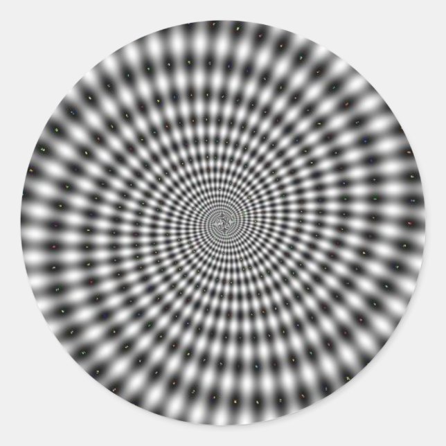 Adesivo Redondo Espinner Swirl (Frente)