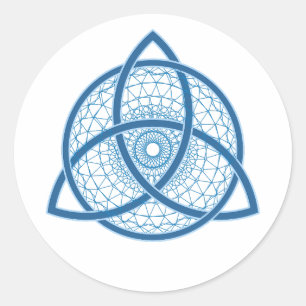 Adesivo Redondo Espiral do Nó Celta