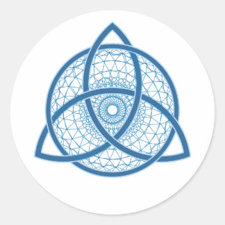 Adesivo Redondo Espiral do Nó Celta