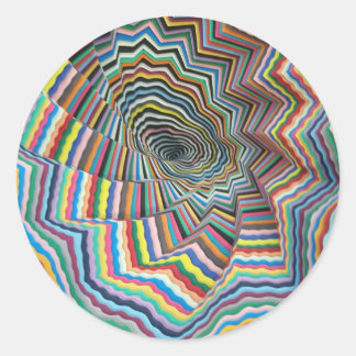 Adesivo Redondo Espiral hipnótica