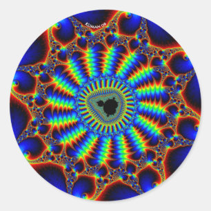 Adesivo Redondo espiral-mandel