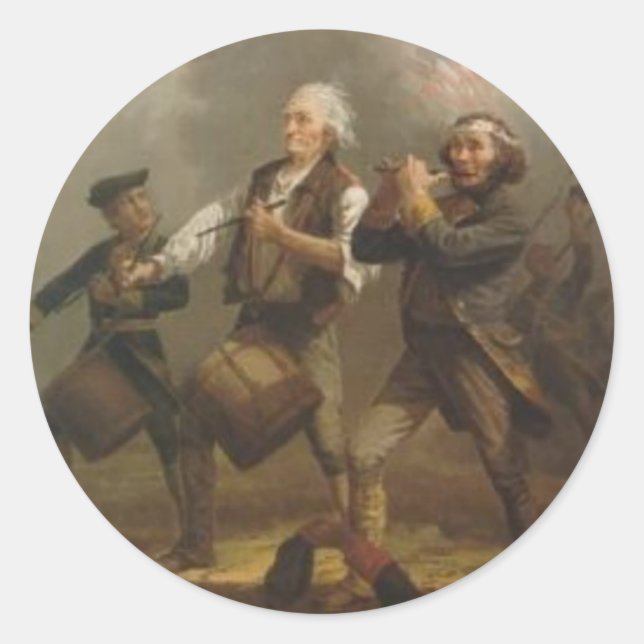 Adesivo Redondo Espírito de 76 (Frente)