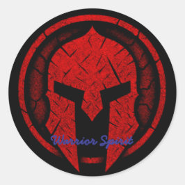 Adesivo Redondo Espírito do Guerreiro