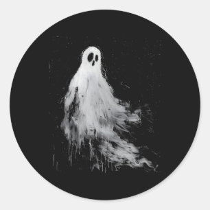 Adesivo Redondo Espírito Espírito Fantástico Horror Spooky Assusta