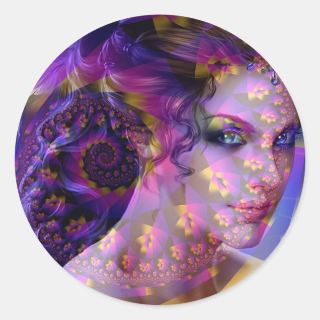 Adesivo Redondo Espírito Exótico (Frente)