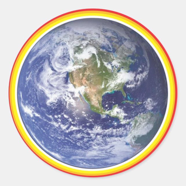 Adesivo Redondo Espírito Passos MãeTerra Flores (Frente)