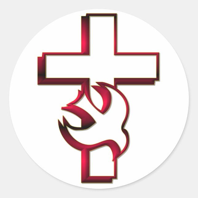 Adesivo Redondo Espírito Santo / Espírito Santo (Frente)