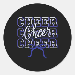 Adesivo Redondo Esporte Animadora Líder de Torcida Cheerleading Ar