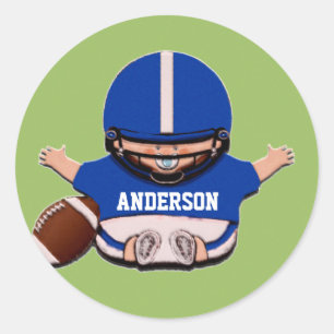 Adesivo Redondo Esporte chá de fraldas