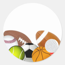 Adesivo Redondo Esportes