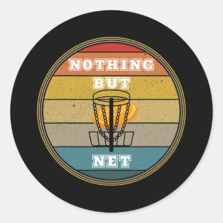 Adesivo Redondo Esportes de Golf Frisbee de Golf Ultimate Frisbee