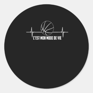 Adesivo Redondo Esportes de Lover | Pulsação E Basquete