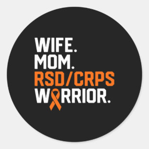 Adesivo Redondo Esposa Mãe Rsd Crps Sensibilização Para O Guerreir