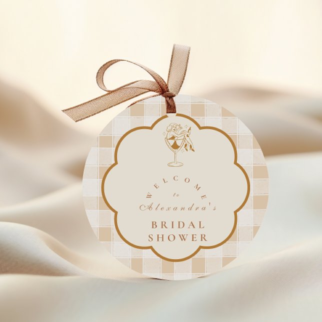 Adesivo Redondo Espresso Martini Amor está Fermentando Chá de Pane (Criador carregado)