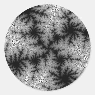 Adesivo Redondo Espuma Negra