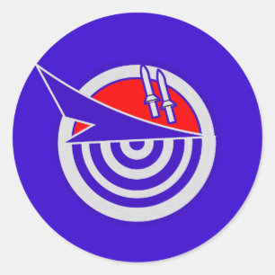 ADESIVO REDONDO ESQUADRÃO DA FORÇA AÉREA ISRAELITA