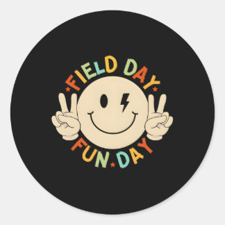 Adesivo Redondo Esquadrão De Viagem De Campo Da Escola Para O Dia 