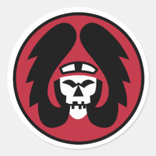 Adesivo Redondo Esquadrão do IDF 101