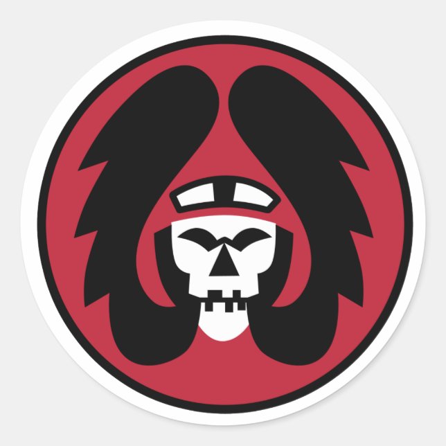 Adesivo Redondo Esquadrão IDF 101 (Frente)