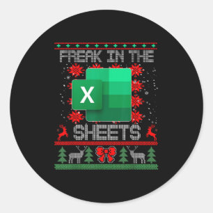 Adesivo Redondo Esquema Nas Folhas Do Excel Spreadsheet Ugly Chris