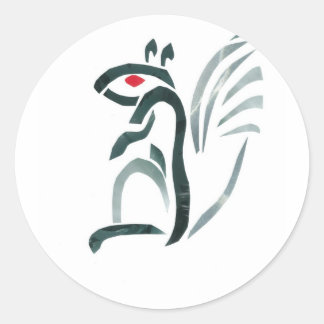 Adesivo Redondo Esquilo
