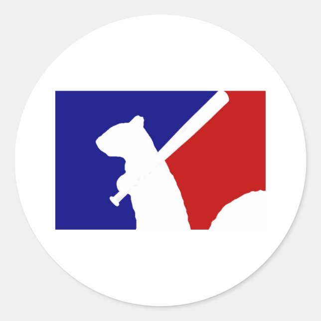 Adesivo Redondo Esquilo Zangado (Frente)