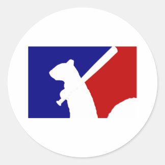 Adesivo Redondo Esquilo Zangado