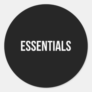 Adesivo Redondo Essenciais
