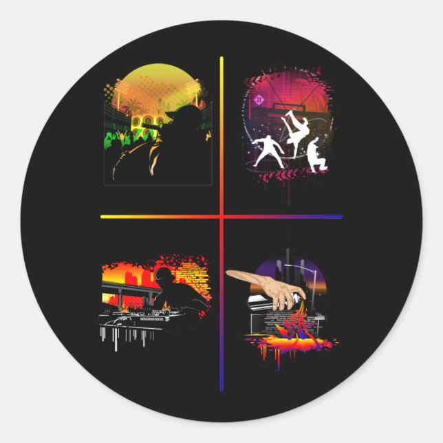 Adesivo Redondo Essential Elements  (Frente)