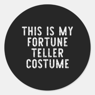 Adesivo Redondo Esta É A Minha Convidadora Da Fortuna Halloween E