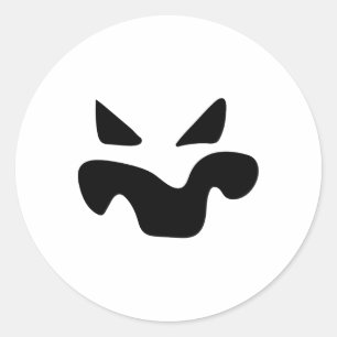 Adesivo Redondo Esta é a minha fantasia humana. Sou mesmo uma fant