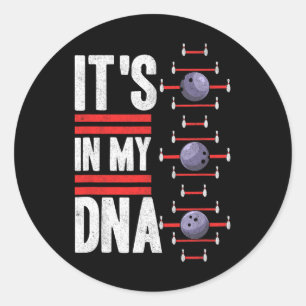 Adesivo Redondo Está No Meu Dna