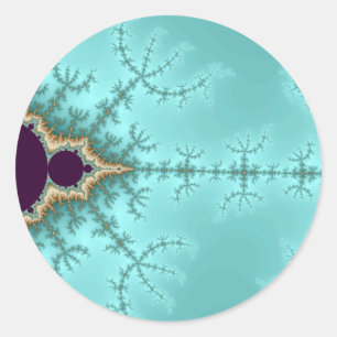Adesivo Redondo Está se espalhando - Fractal