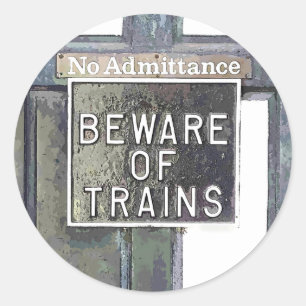 ADESIVO REDONDO ESTAÇÃO DO COMBOIO