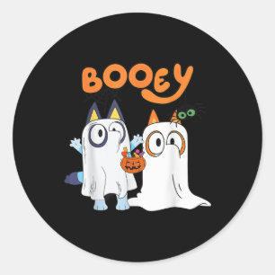 Adesivo Redondo Estação Funny Ghost Booey Halloween Para Homens Mu